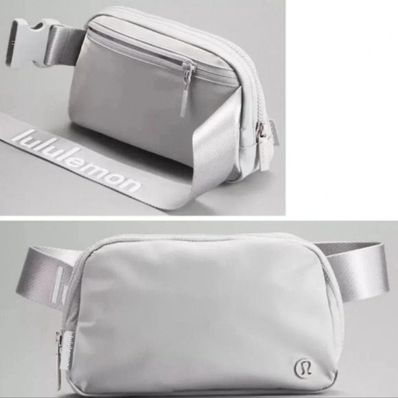 Lululemon Everywhere Silver Drop Belt Bag New NWT RARE letters on belt - Picture 1 of 6